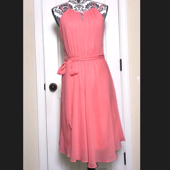David's Bridal Dresses & Skirts - Davids Bridal Dress Size 6 Color Peach Sleeveless